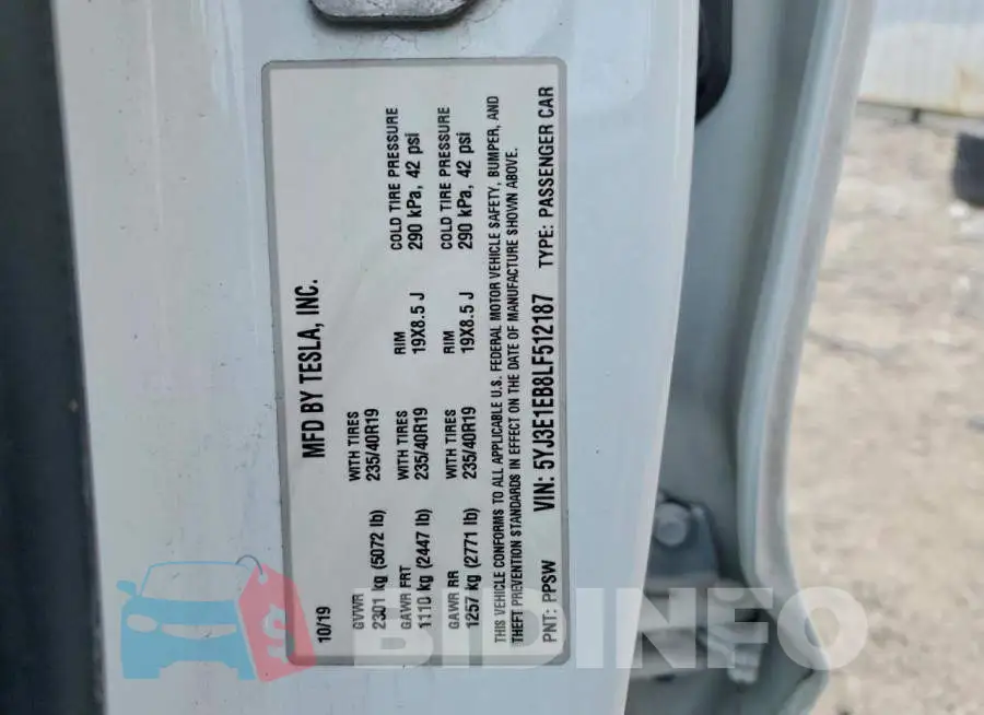 5YJ3E1EB8LF512187 Photo# 12