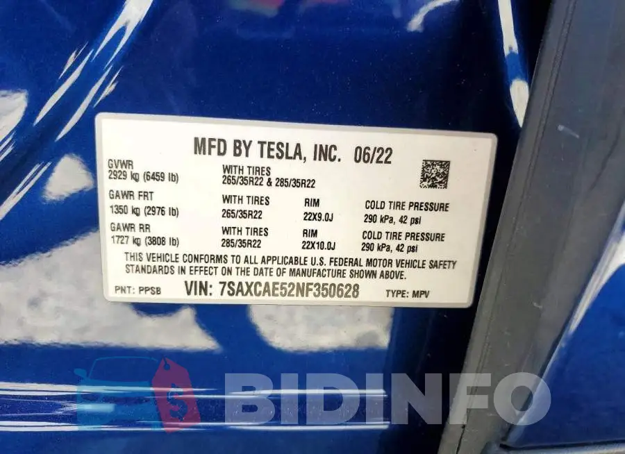 7SAXCAE52NF350628 Photo# 12