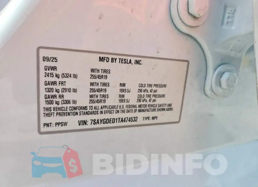 7SAYGDED1TA474532 Photo# 13