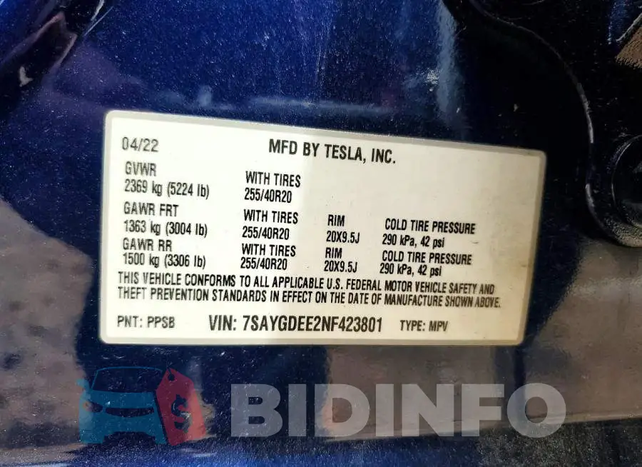 7SAYGDEE2NF423801 Photo# 12