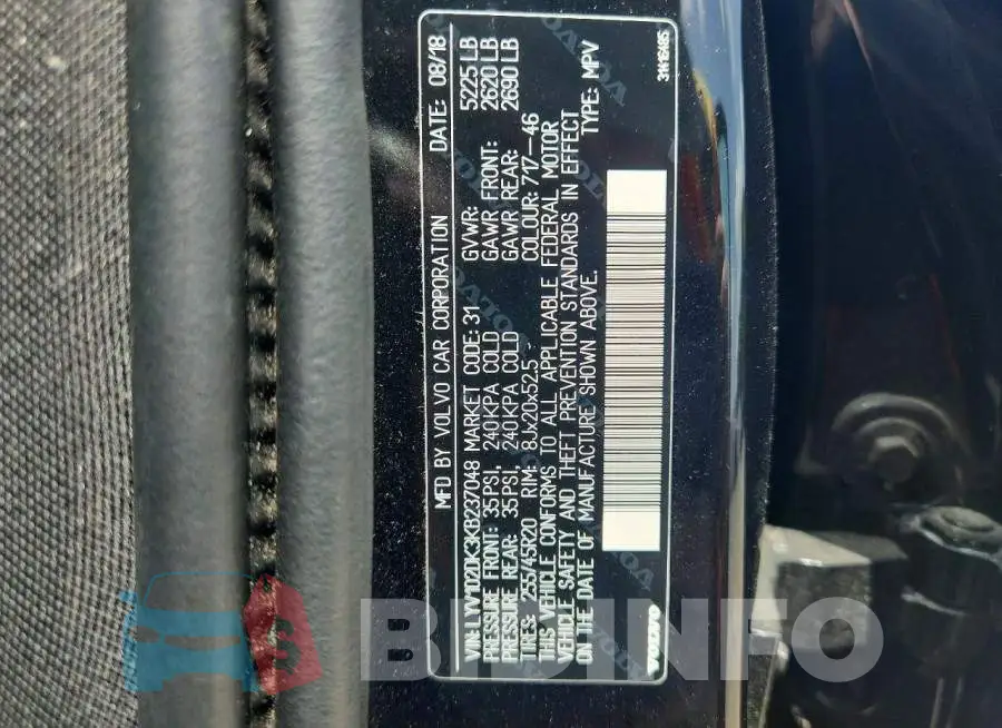 LYV102DK3KB237048 Photo# 13