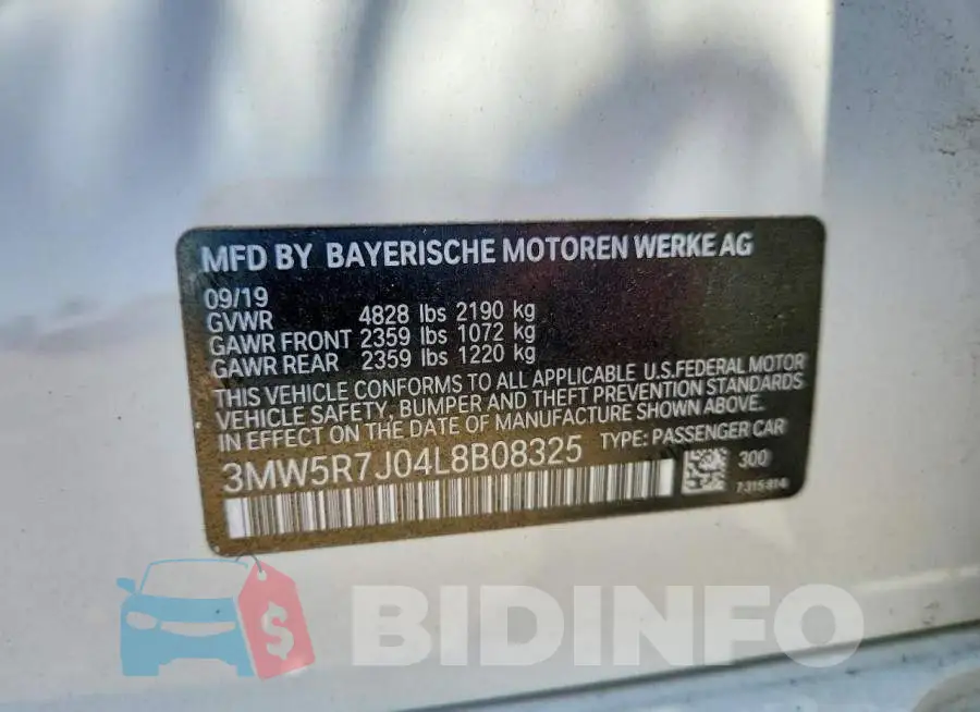3MW5R7J04L8B08325 Photo# 13