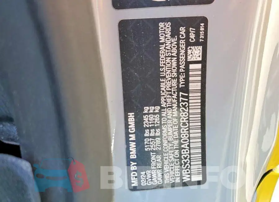 WBS33BA08RCR82377 Photo# 12