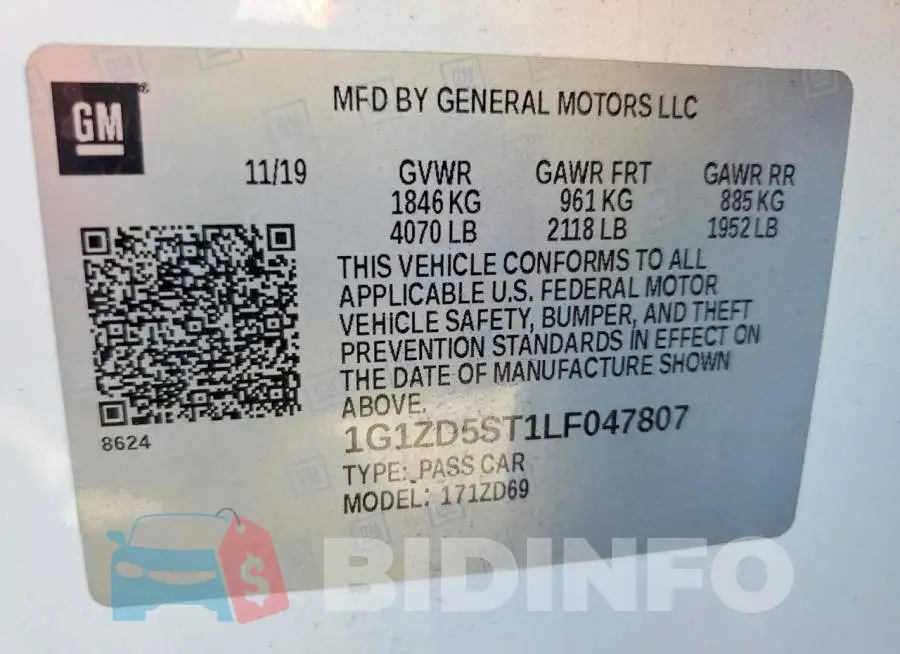 1G1ZD5ST1LF047807 Photo# 12