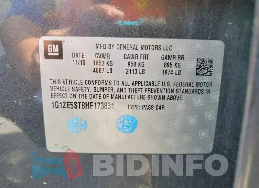1G1ZE5ST8HF173831 Photo# 13