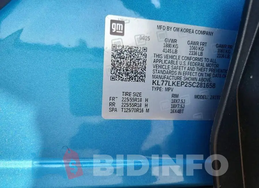 KL77LKEP2SC281658 Photo# 13