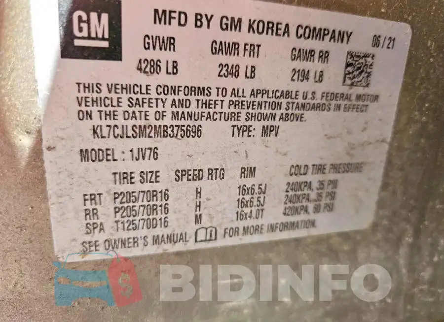 KL7CJLSM2MB375696 Photo# 13