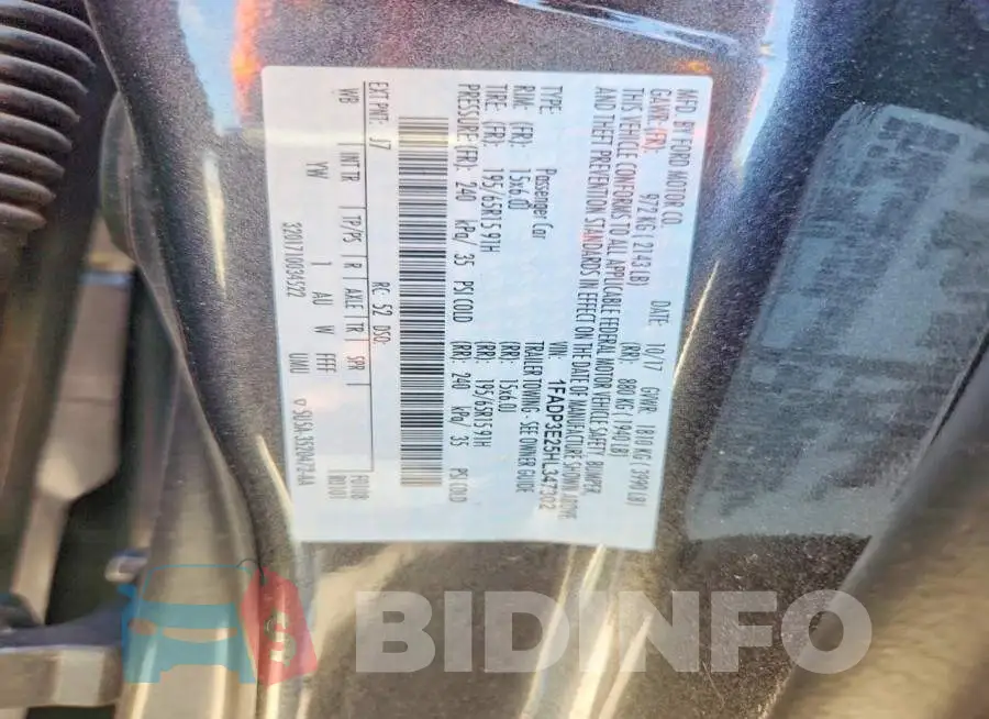 1FADP3E25HL347302 Photo# 12
