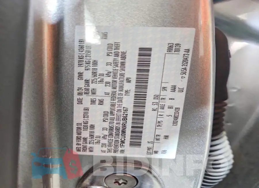 1FMCU0MN9RUB62167 Photo# 13