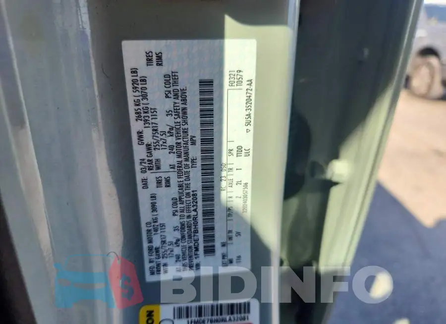1FMDE7BH0RLA32081 Photo# 13