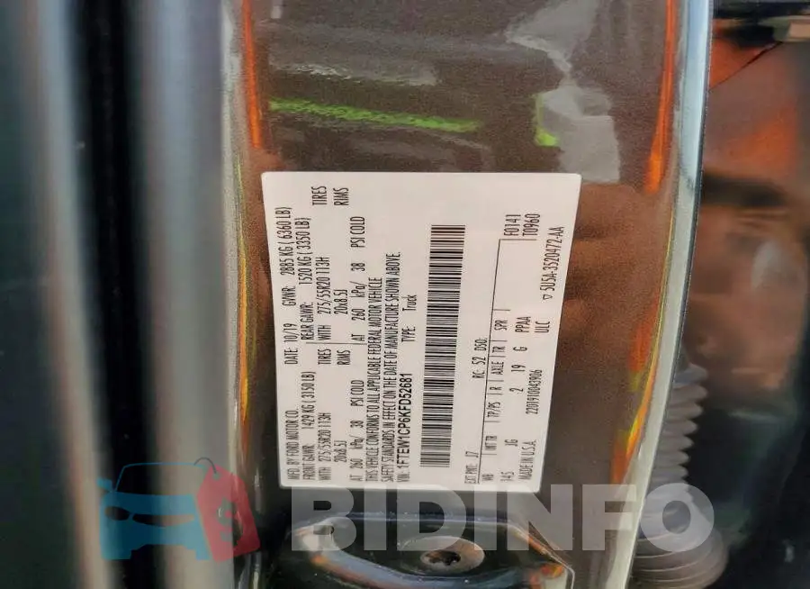 1FTEW1CP6KFD52681 Photo# 12