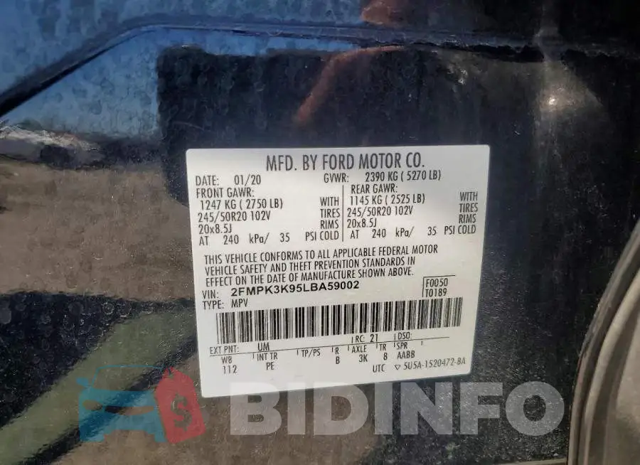2FMPK3K95LBA59002 Photo# 13
