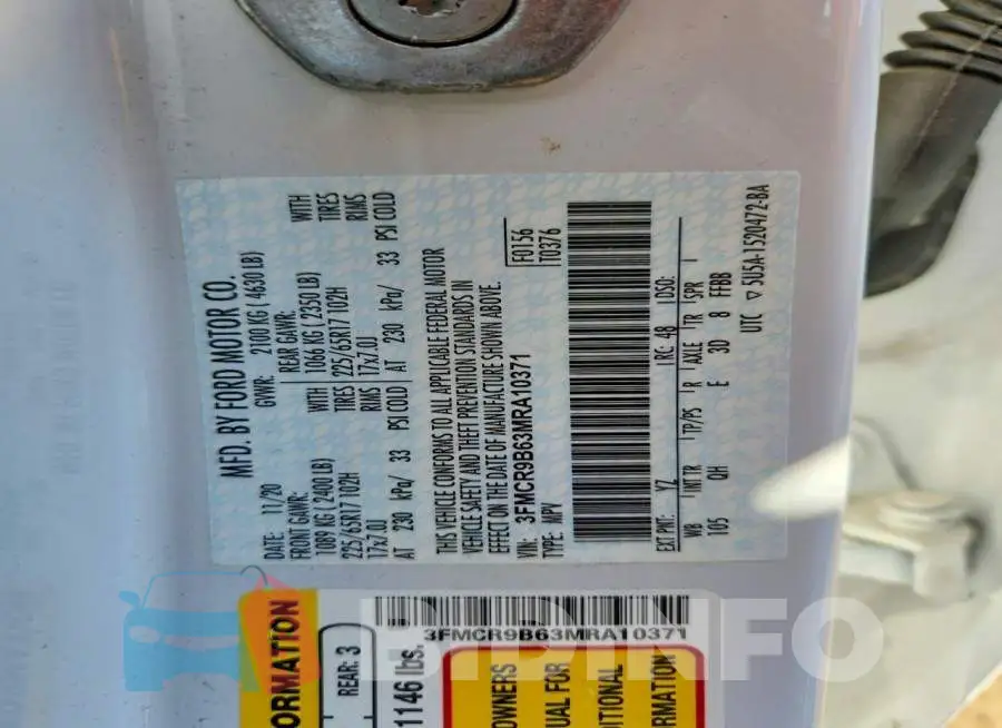 3FMCR9B63MRA10371 Photo# 13