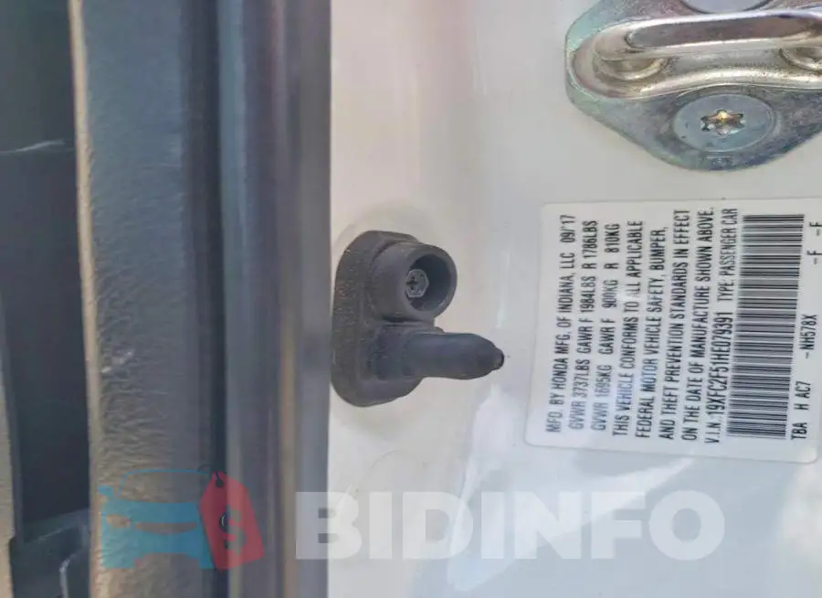 19XFC2F51HE079391 Photo# 12