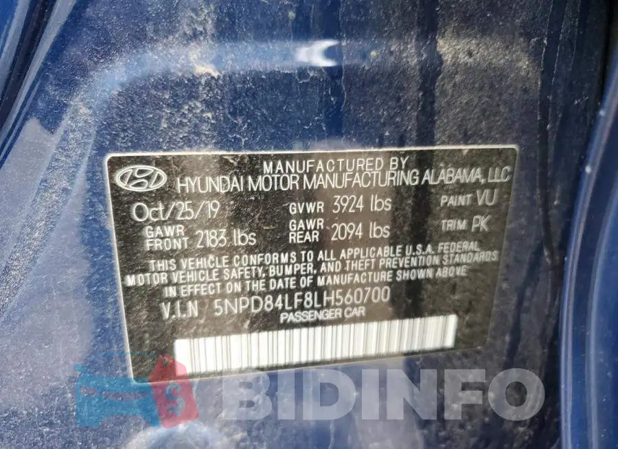5NPD84LF8LH560700 Photo# 12