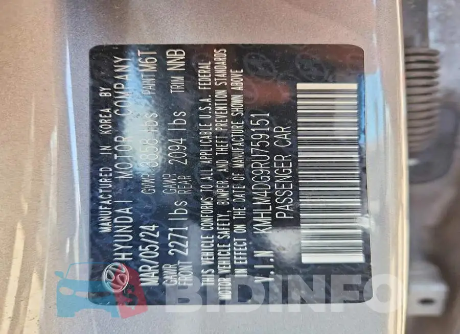KMHLM4DG9RU759151 Photo# 12