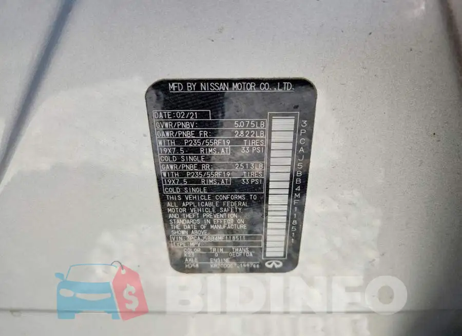 3PCAJ5BB4MF118511 Photo# 13