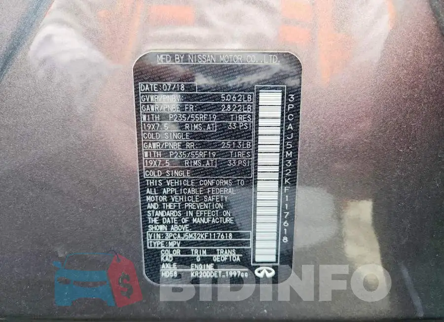 3PCAJ5M32KF117618 Photo# 13