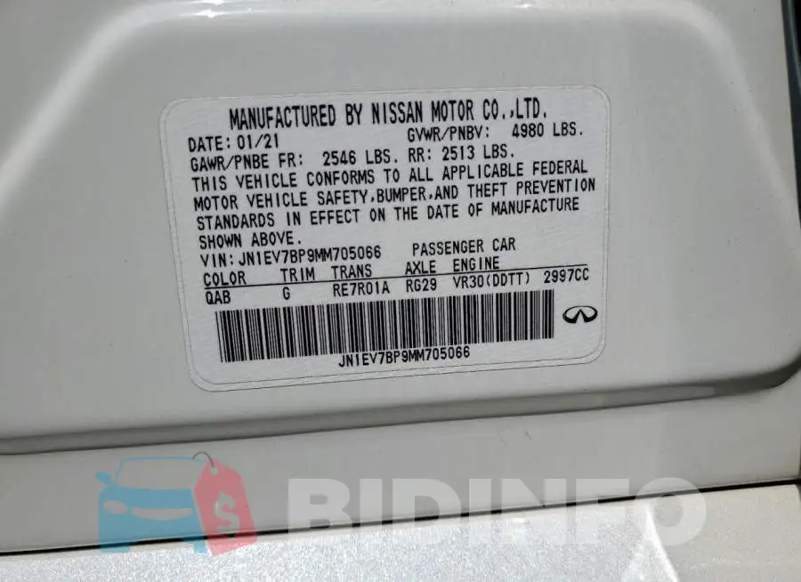 JN1EV7BP9MM705066 Photo# 12
