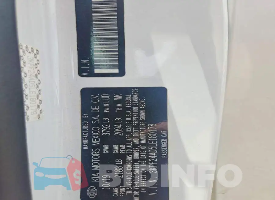 3KPF24AD5LE180178 Photo# 12