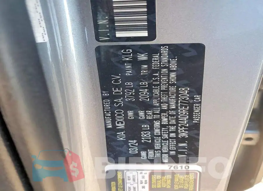 3KPF24AD9RE773048 Photo# 12