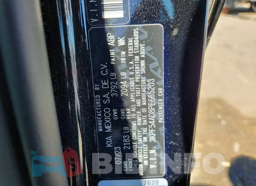 3KPF54AD8PE665203 Photo# 13