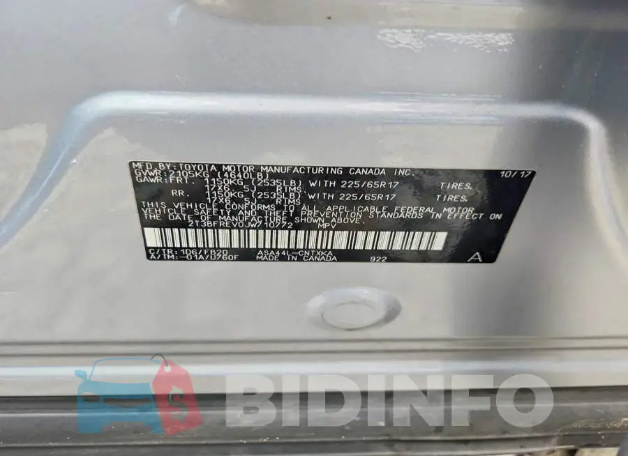 2T3BFREV0JW710772 Photo# 12