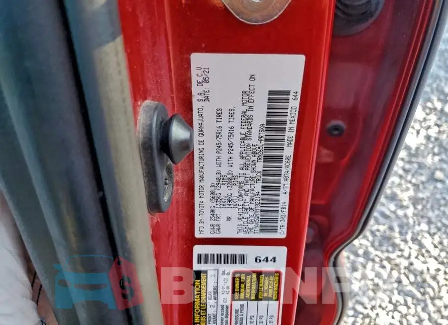 3TYAX5GN7MT022194 Photo# 12