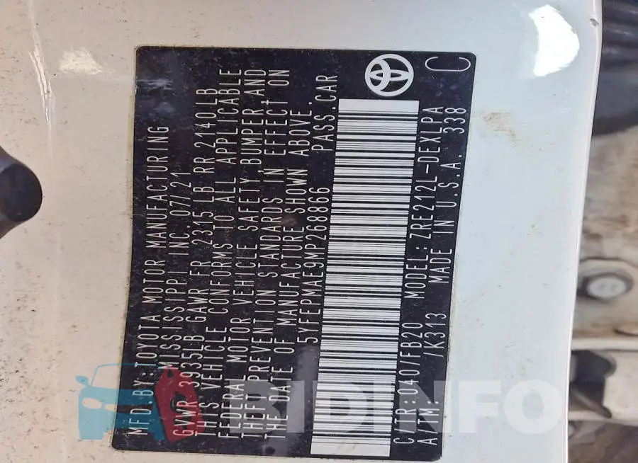 5YFEPMAE9MP268866 Photo# 12