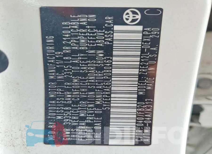 5YFEPRAE6LP080463 Photo# 12