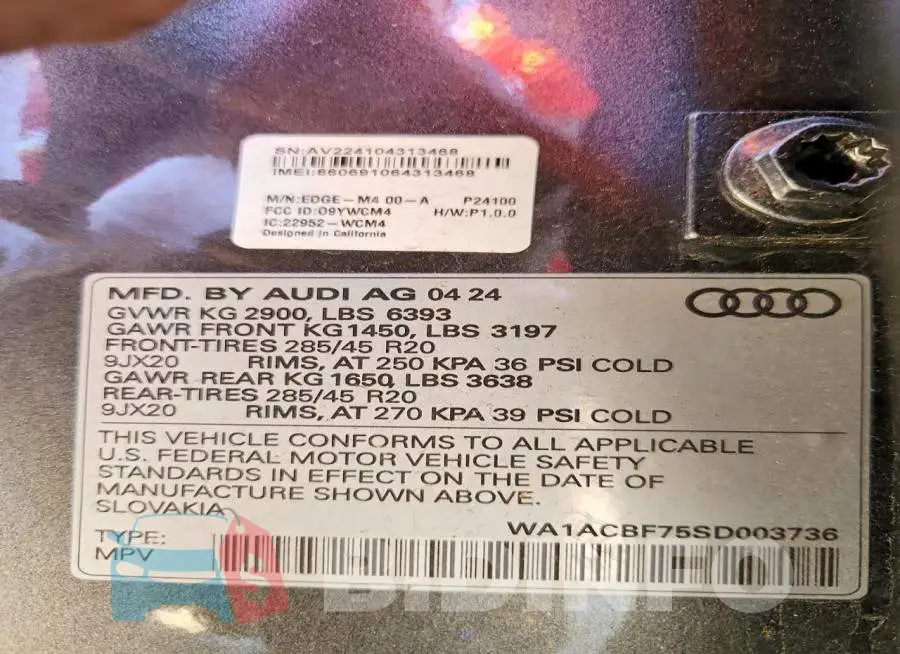 WA1ACBF75SD003736 Photo# 14
