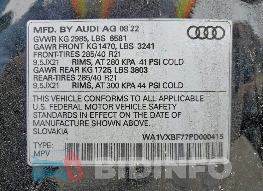 WA1VXBF77PD000415 Photo# 13