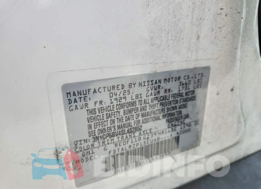 3N1CP5BV4SL482852 Photo# 13