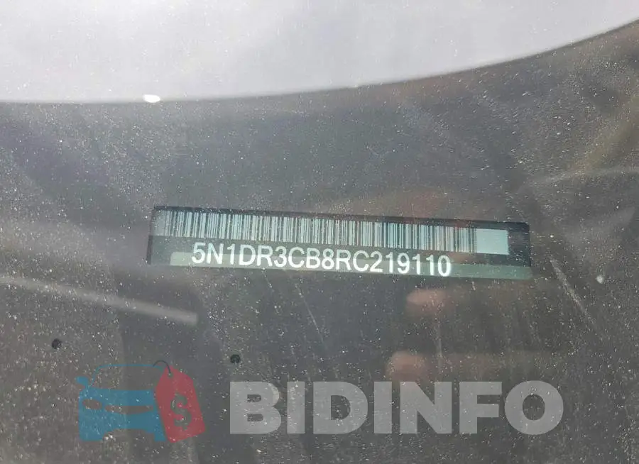 5N1DR3CB8RC219110 Photo# 12