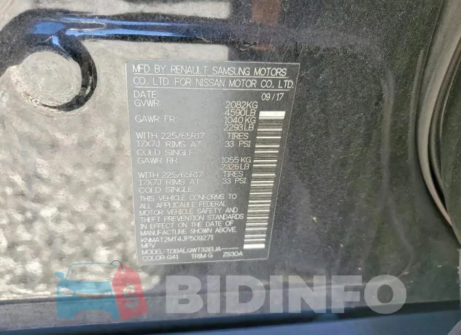 KNMAT2MT4JP509271 Photo# 13