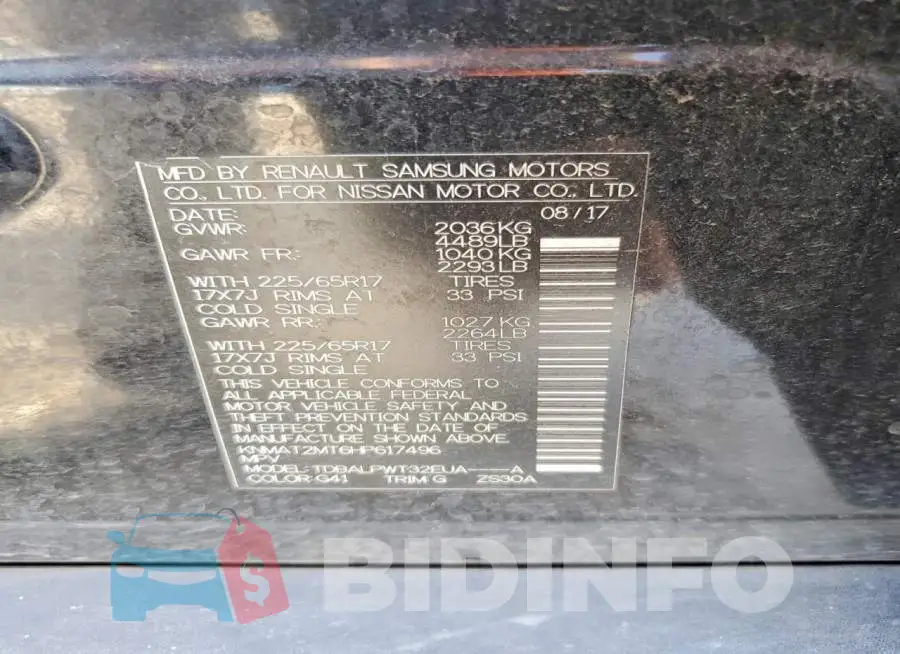 KNMAT2MT6HP617496 Photo# 13