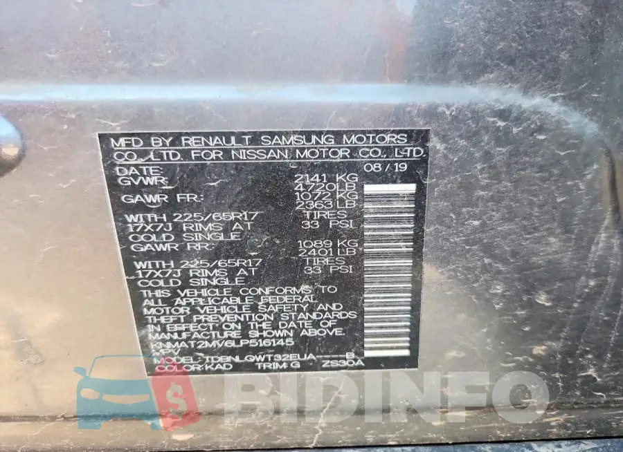 KNMAT2MV6LP516145 Photo# 13