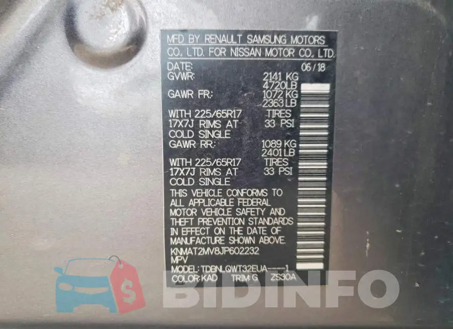 KNMAT2MV8JP602232 Photo# 13