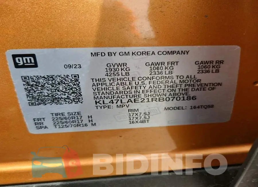 KL47LAE21RB070186 Photo# 12