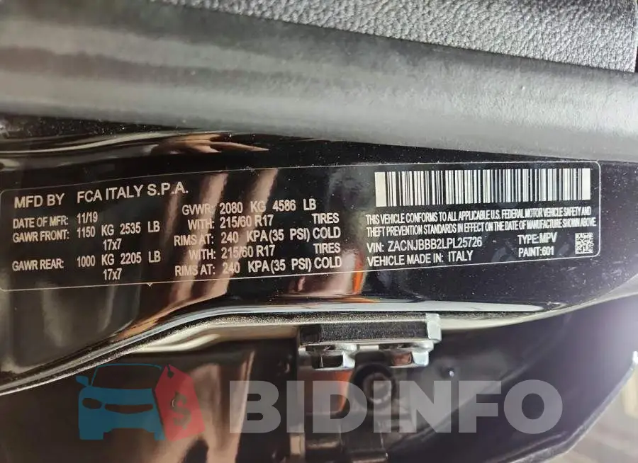 ZACNJBBB2LPL25726 Photo# 14