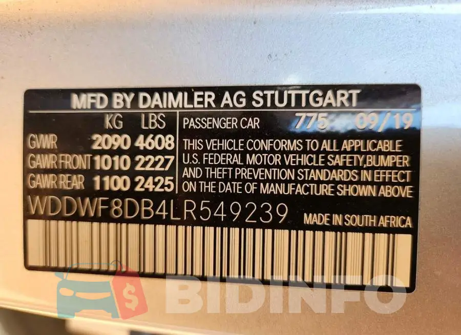 WDDWF8DB4LR549239 Photo# 13