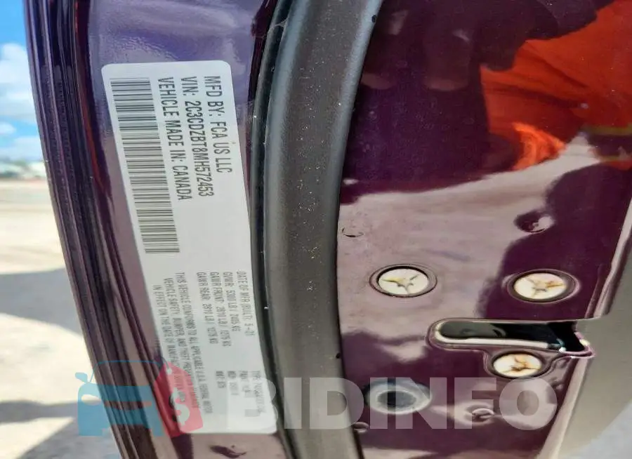 2C3CDZBT8MH572453 Photo# 12