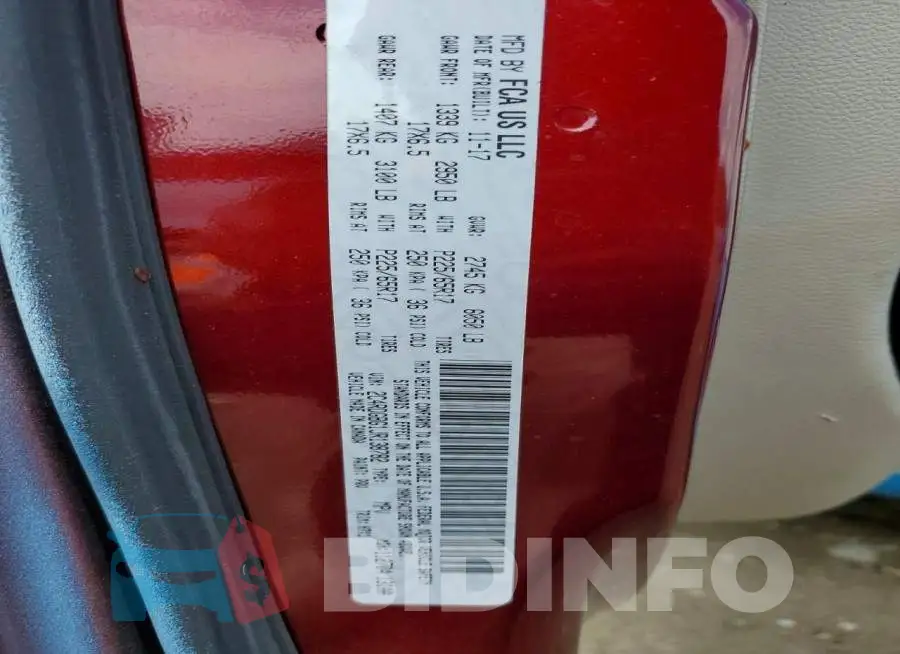 2C4RDGBG1JR138782 Photo# 13