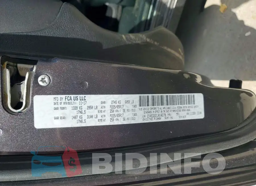 2C4RDGEG1JR146179 Photo# 14