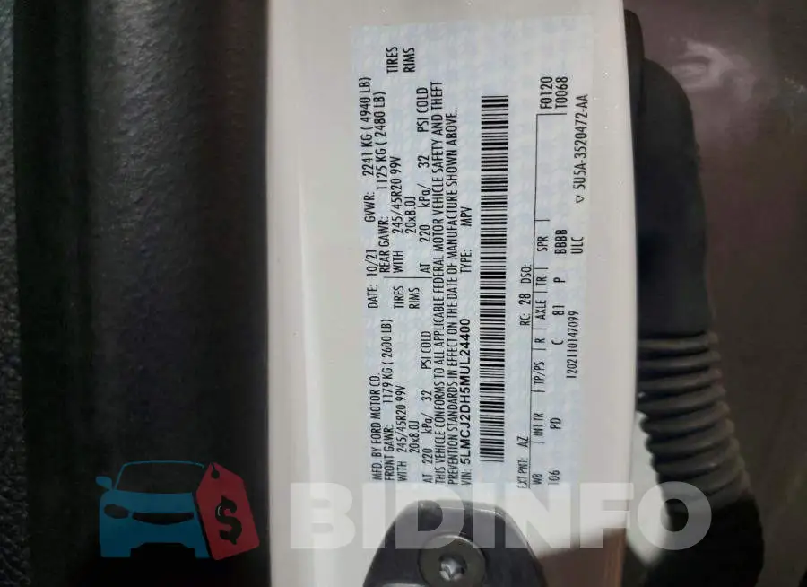 5LMCJ2DH5MUL24400 Photo# 14