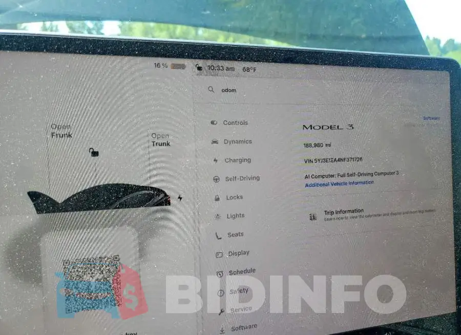5YJ3E1EA4NF371726 Photo# 9