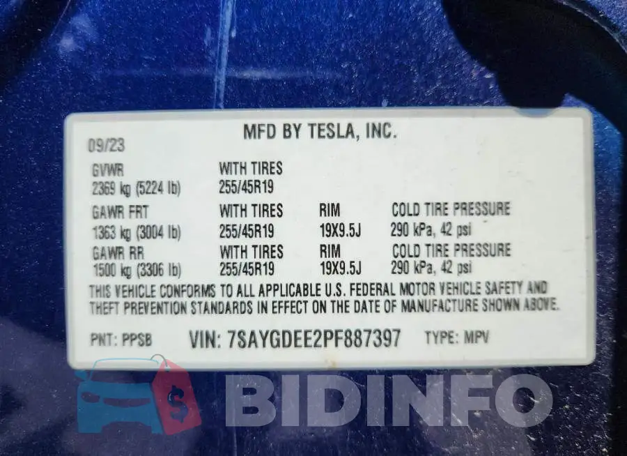 7SAYGDEE2PF887397 Photo# 12