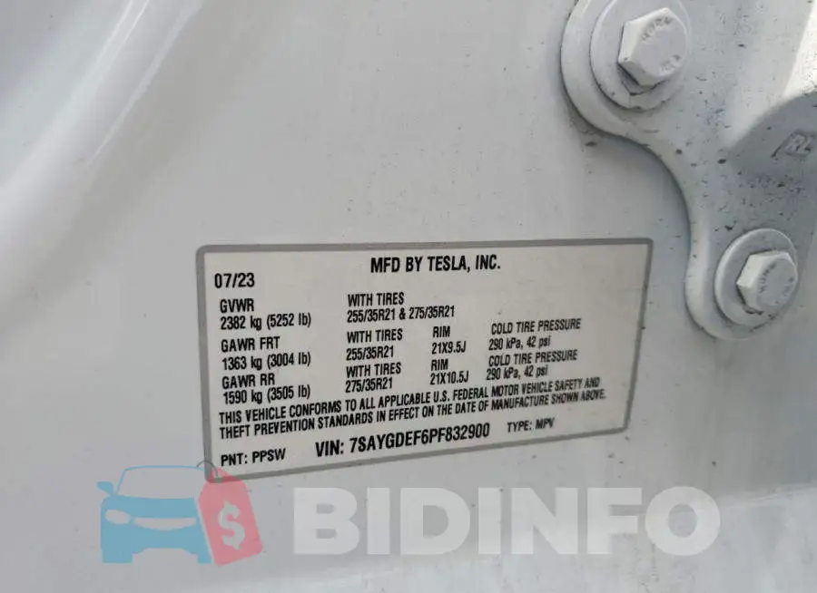 7SAYGDEF6PF832900 Photo# 12