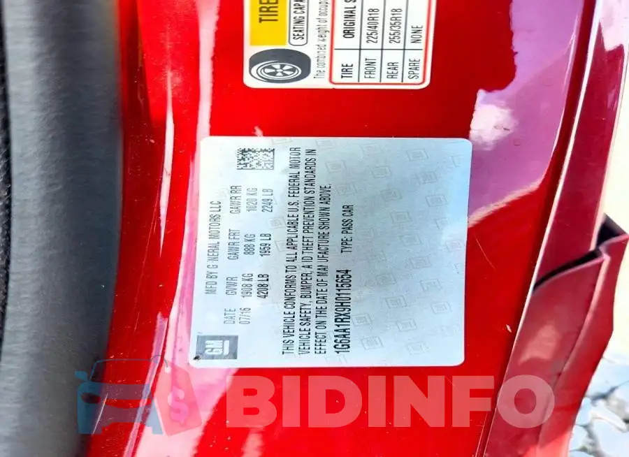 1G6AA1RX9H0115654 Photo# 12