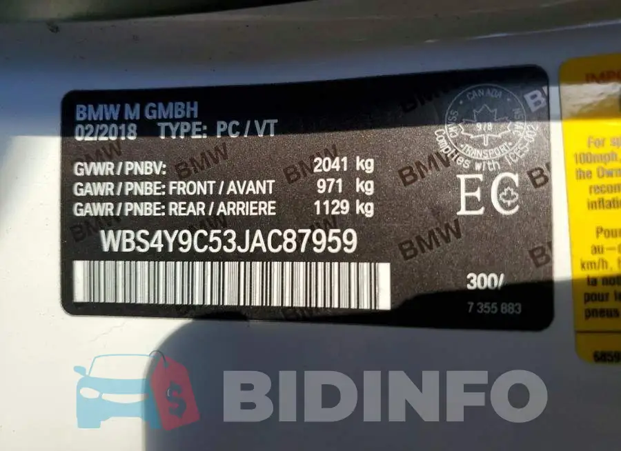 WBS4Y9C53JAC87959 Photo# 12